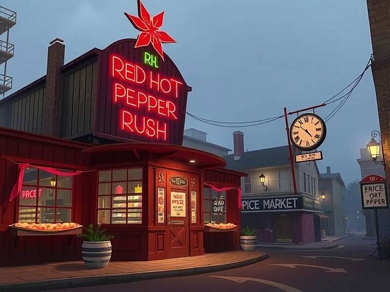 Red Hot Pepper Rush secret spice market location